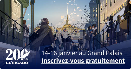 Le Figaro fête ses 200 ans du 14 au 16 janvier 2025 au Grand Palais. Inscrivez-vous gratuitement.